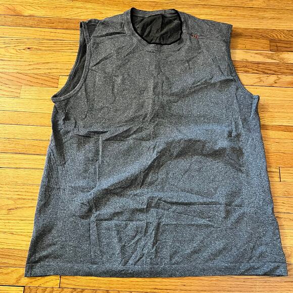 Lululemon Shirt Mens XL performance Tank Top Gray Tech Gym - Picture 1 of 8